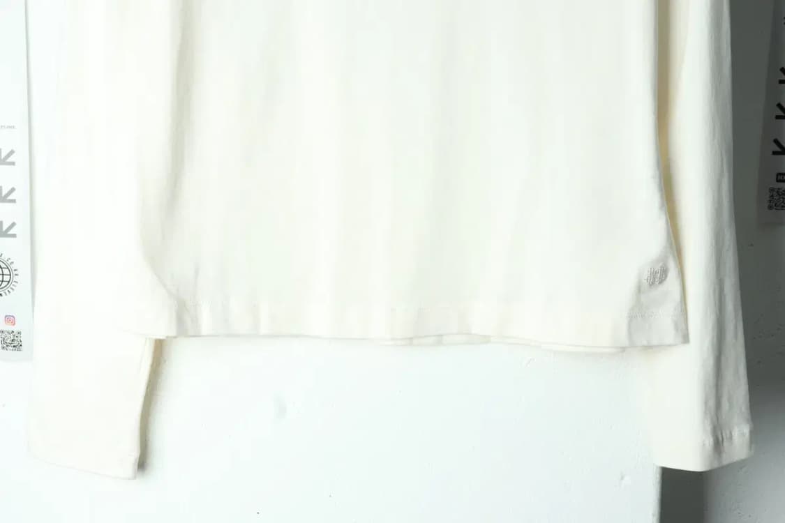 W(L) 브랜드빈티지 긴팔티셔츠 쿠즈텡 와이드넥 화이트-15643 상품이미지3