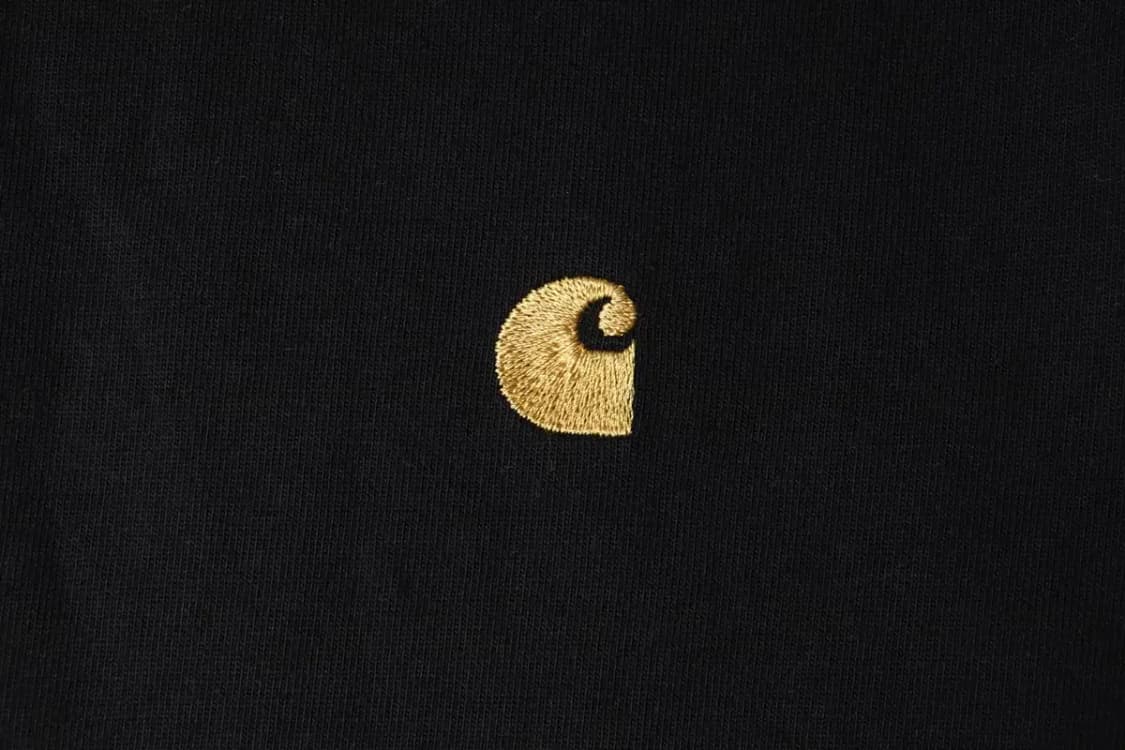 (M-L) 칼하트 긴팔티셔츠 블랙 로고 올드스쿨-15648 상품이미지5