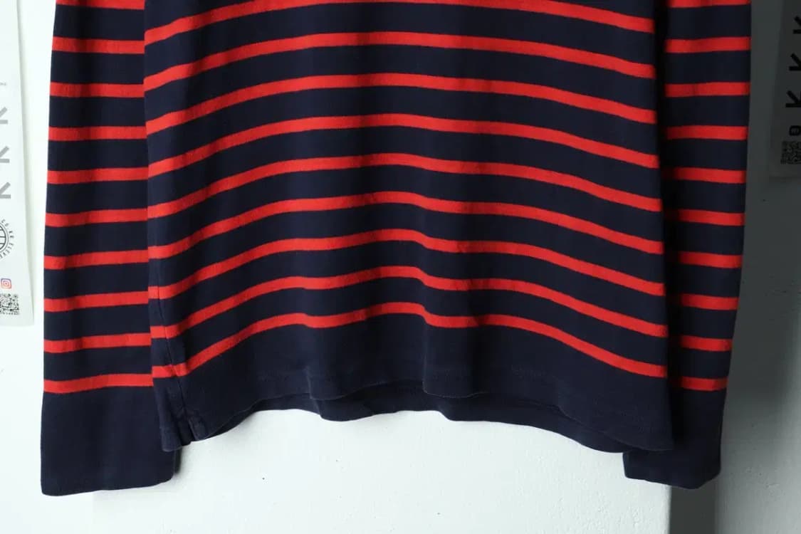 W(XL) 라코스테 긴팔티셔츠 사용감 스트라이프-1564C 상품이미지4