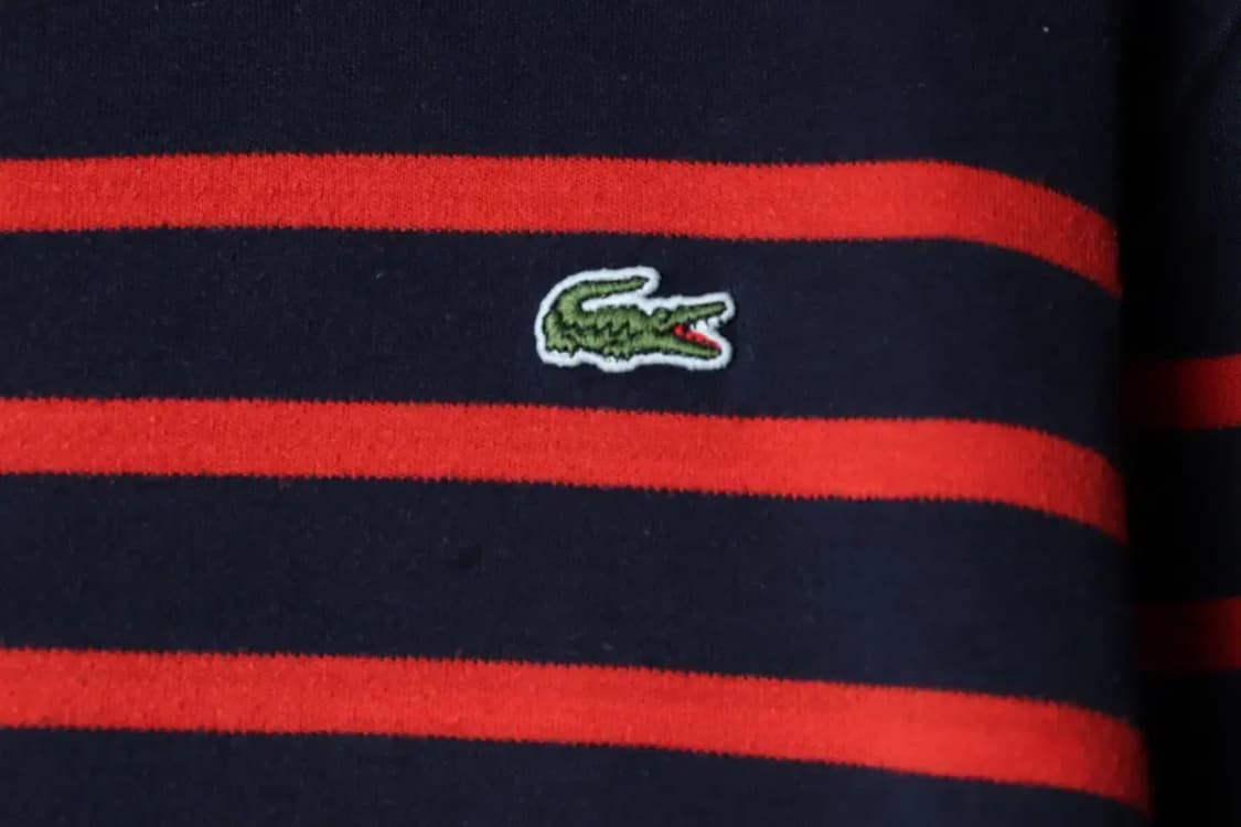 W(XL) 라코스테 긴팔티셔츠 사용감 스트라이프-1564C 상품이미지5