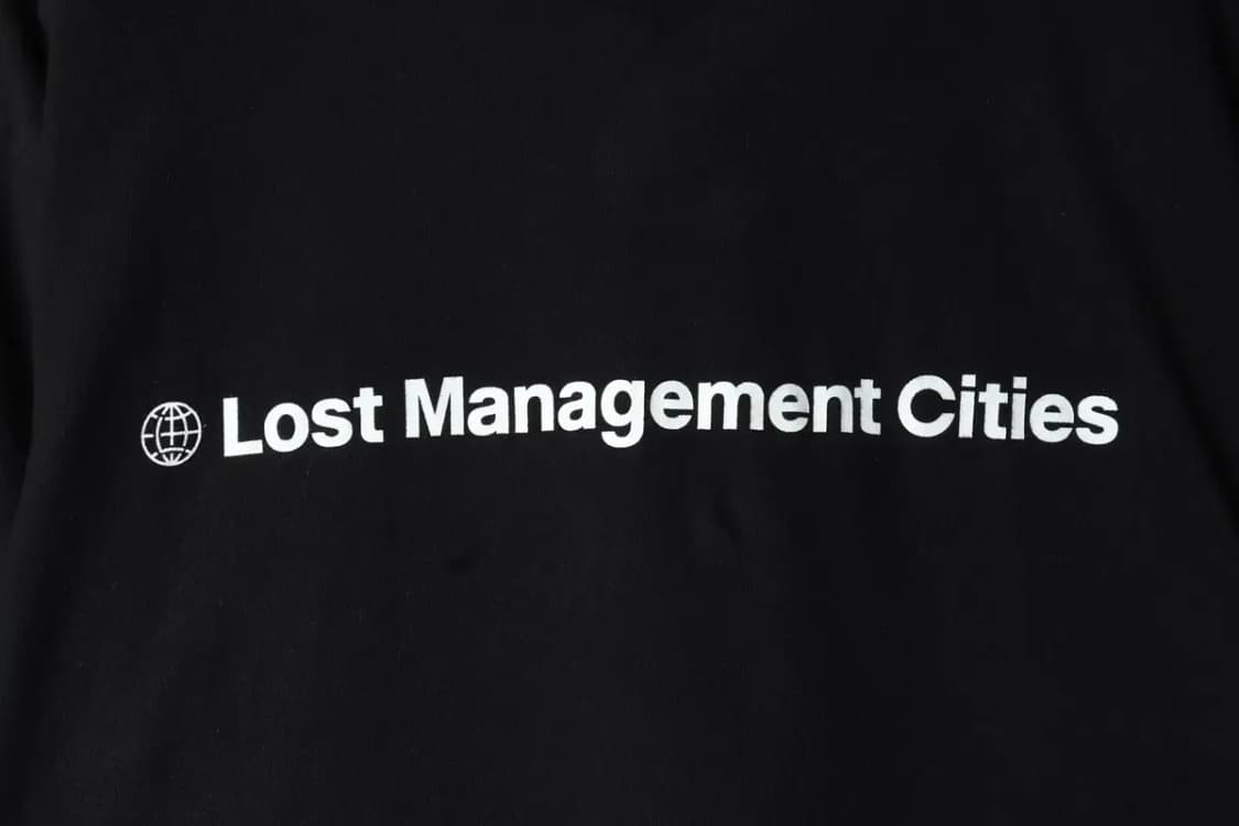 (M-L) 엘엠씨 긴팔티셔츠 블랙 레터링 올드스쿨-1564D 상품이미지5