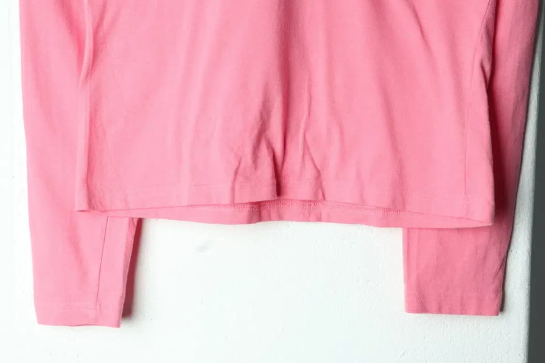 W(L) 본더치 긴팔티셔츠 크롭 핑크-1564F 상품이미지4