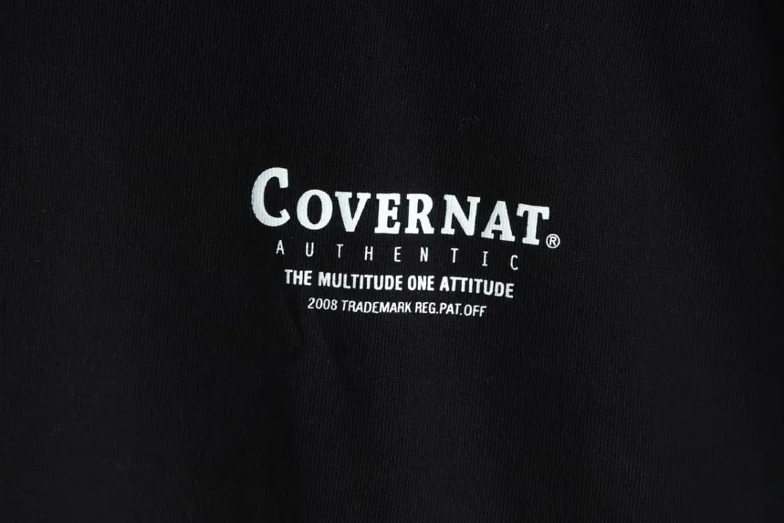 (M) 커버낫 긴팔티셔츠 블랙 로고 올드스쿨-15651 상품이미지5