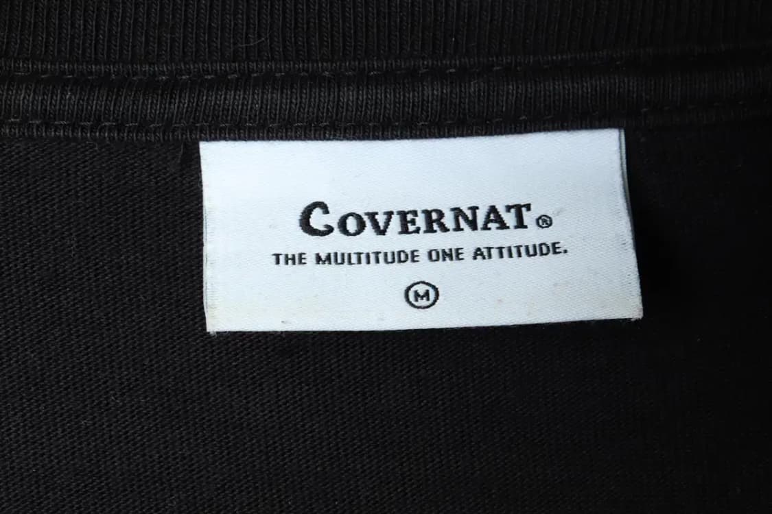 (M) 커버낫 긴팔티셔츠 블랙 로고 올드스쿨-15651 상품이미지7