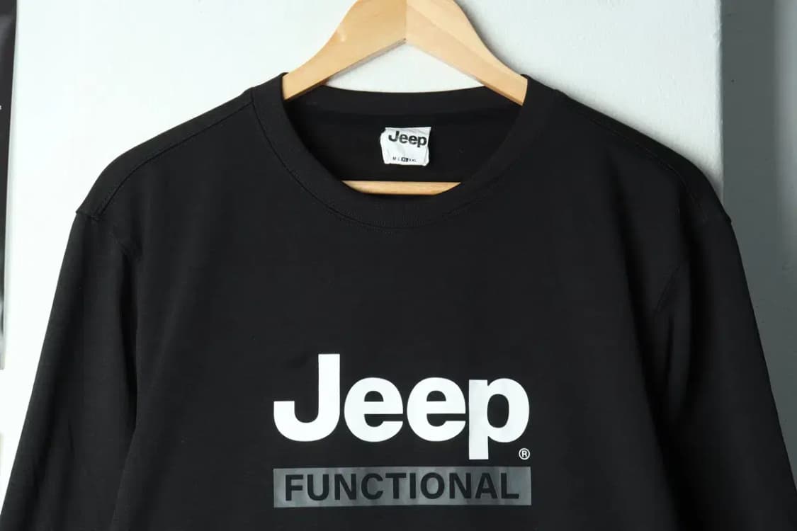 (XL) 지프 긴팔티셔츠 블랙 로고 기모-15653 상품이미지3