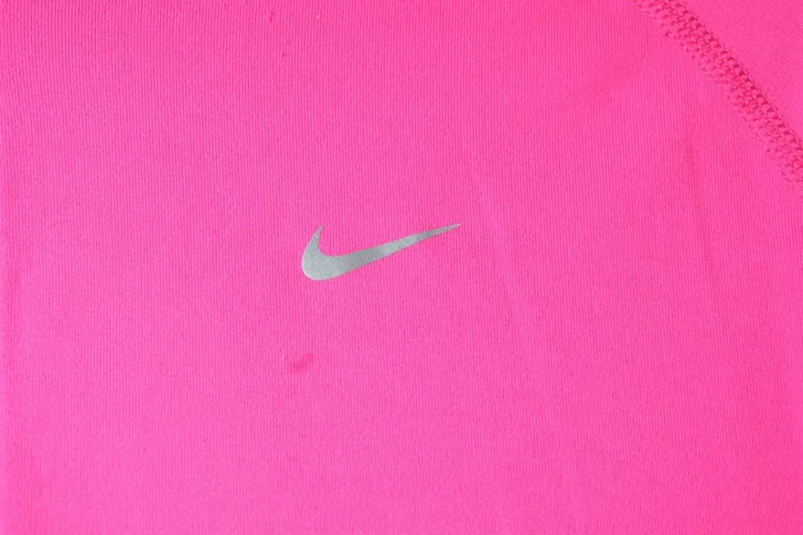 W(L) 나이키 카라 긴팔티셔츠 기능성 반집업 핑크-1565A 상품이미지4