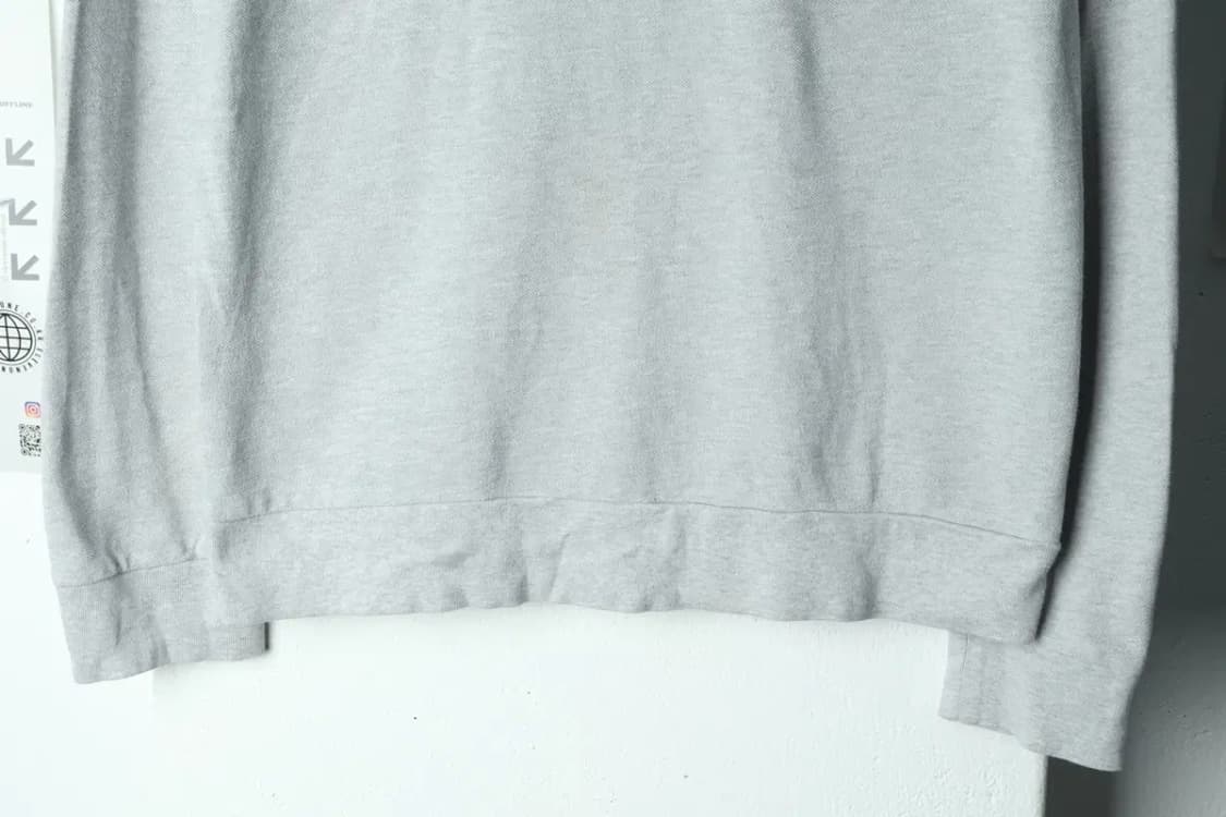 (M) 폴로 랄프로렌 카라 긴팔티셔츠 반집업 그레이 멀티포니-1565B 상품이미지4