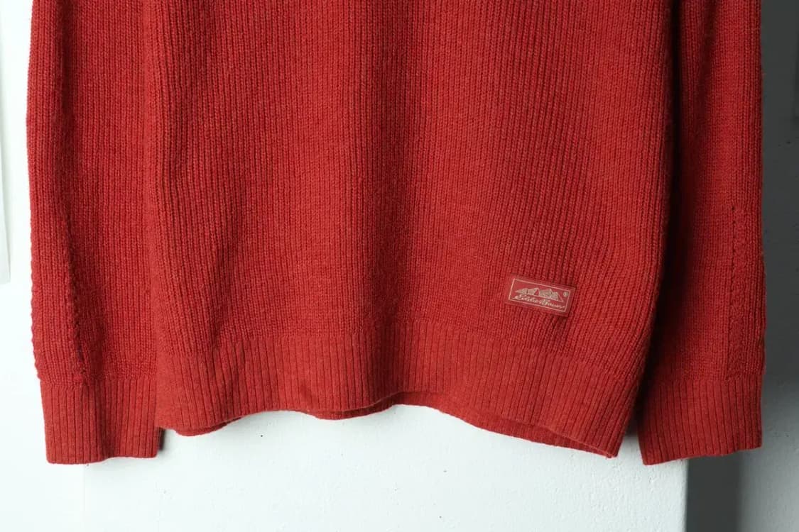 (L) 에디바우어 니트 목폴라 주황-1565F 상품이미지4