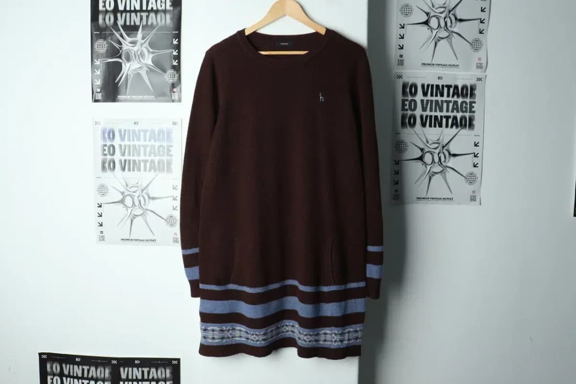 W(L) 헤지스 니트 원피스 브라운-15661 상품이미지2