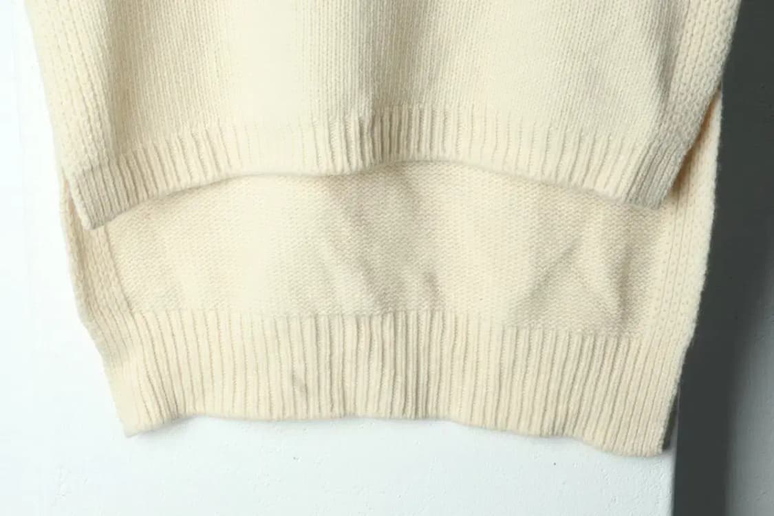 W(F) 스튜디오 톰보이 니트 조끼 꽈배기 케이블-15663 상품이미지4