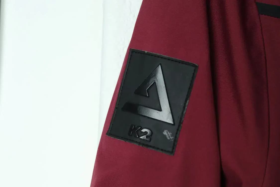 W(XL) K2 케이투 집업 바람막이 점퍼자켓 작은얼룩 버건디-156AE 상품이미지5