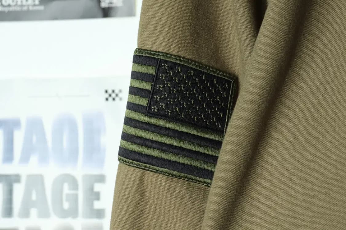 (L-XL) 뉴에라 집업 바람막이 점퍼자켓 밀리터리 카키-156B3 상품이미지6