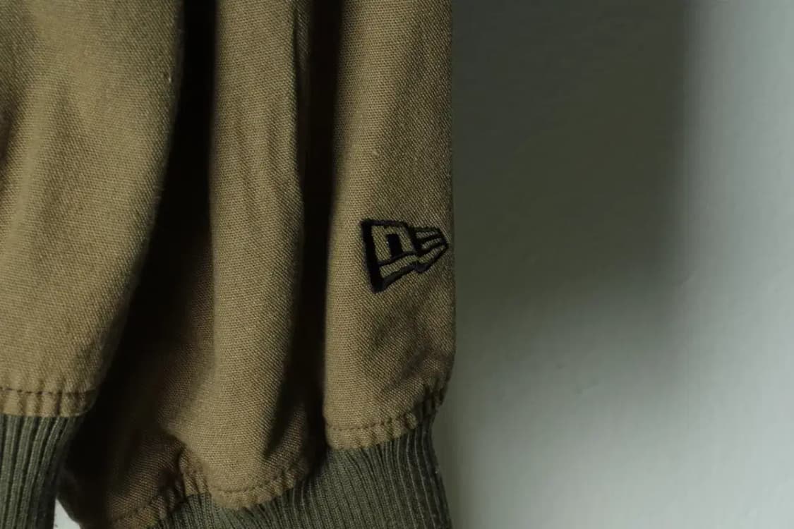 (L-XL) 뉴에라 집업 바람막이 점퍼자켓 밀리터리 카키-156B3 상품이미지7