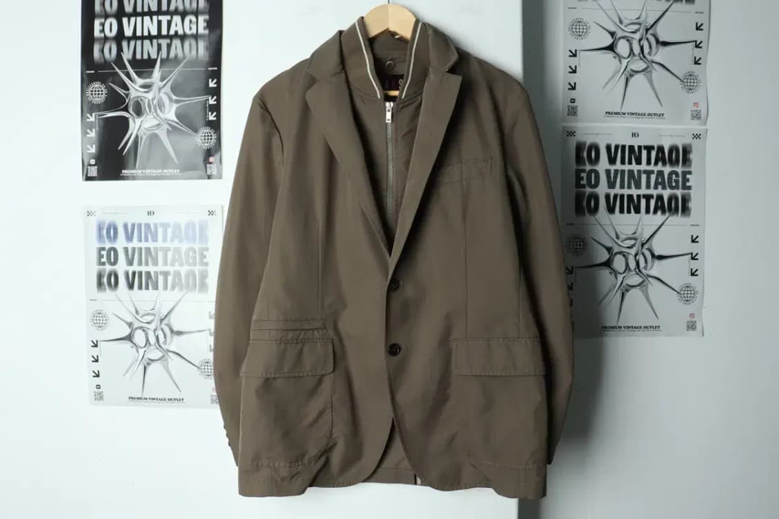 (XL) 닥스 집업 바람막이 점퍼자켓 카키 내피-156B4 상품이미지2