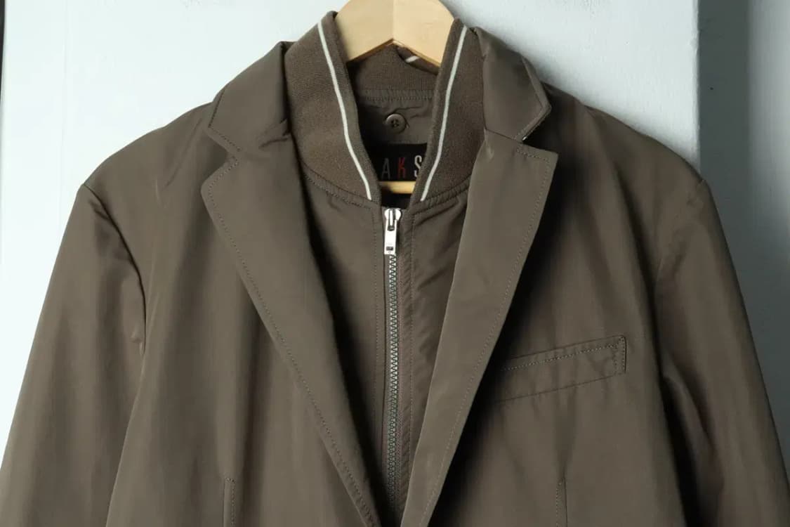 (XL) 닥스 집업 바람막이 점퍼자켓 카키 내피-156B4 상품이미지3