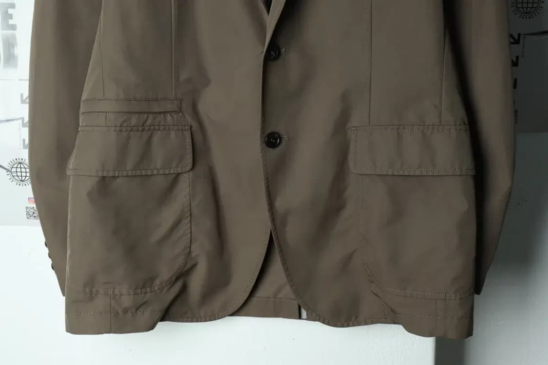 (XL) 닥스 집업 바람막이 점퍼자켓 카키 내피-156B4 상품이미지4