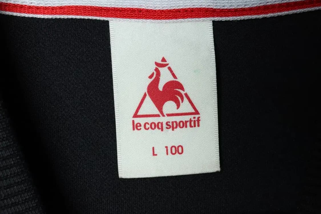 (L) 르꼬끄 집업져지 트랙탑 블랙 올드스쿨-156B6 상품이미지7