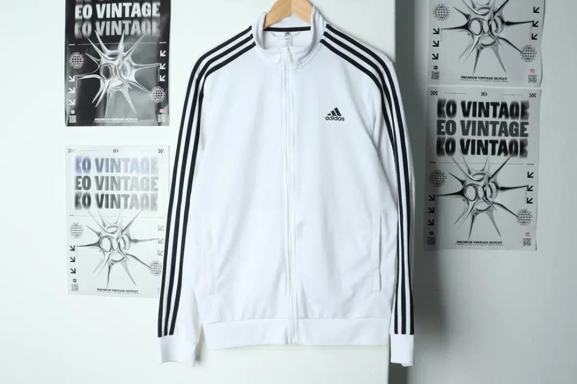 (XL) 아디다스 집업져지 트랙탑 화이트 대장-156B8 상품이미지2