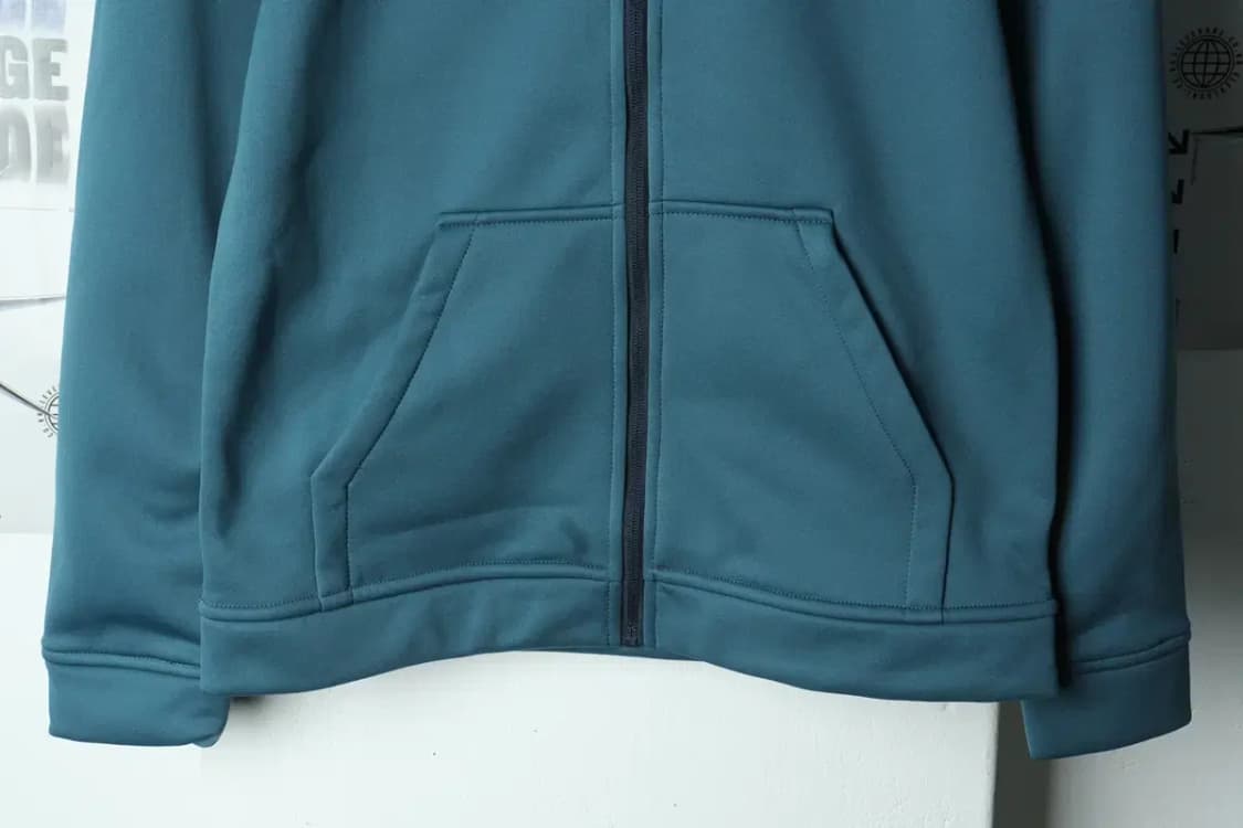 (M) 브랜드빈티지 후드집업 블루 폴리 기모-156BB 상품이미지4
