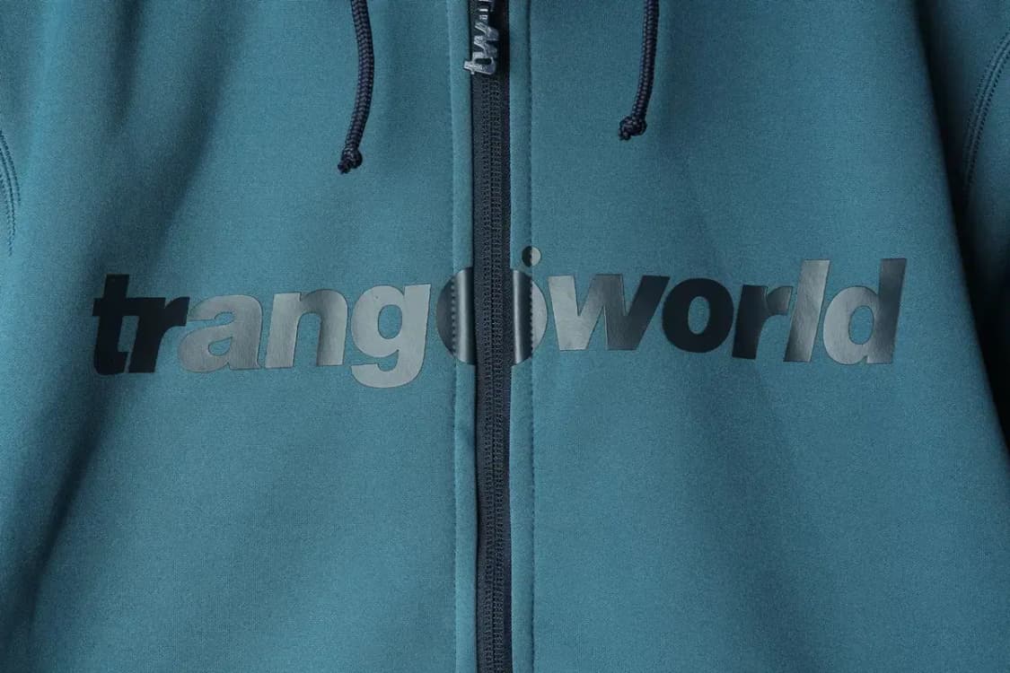 (M) 브랜드빈티지 후드집업 블루 폴리 기모-156BB 상품이미지5