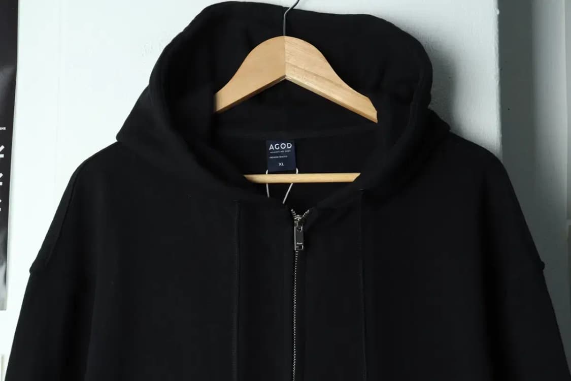 (XL) 브랜드빈티지 후드집업 새상품 블랙 헤비-156BC 상품이미지3