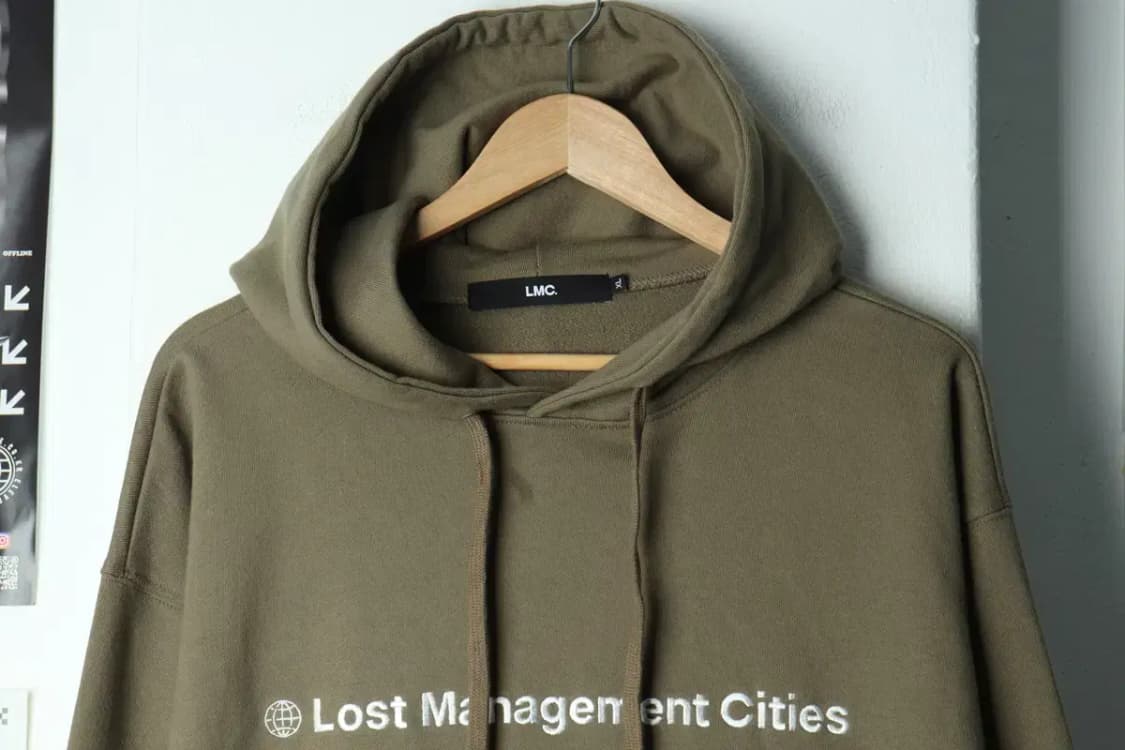 (XL-2XL) 엘엠씨 후드티셔츠 빅사이즈 카키 올드스쿨-156C1 상품이미지3
