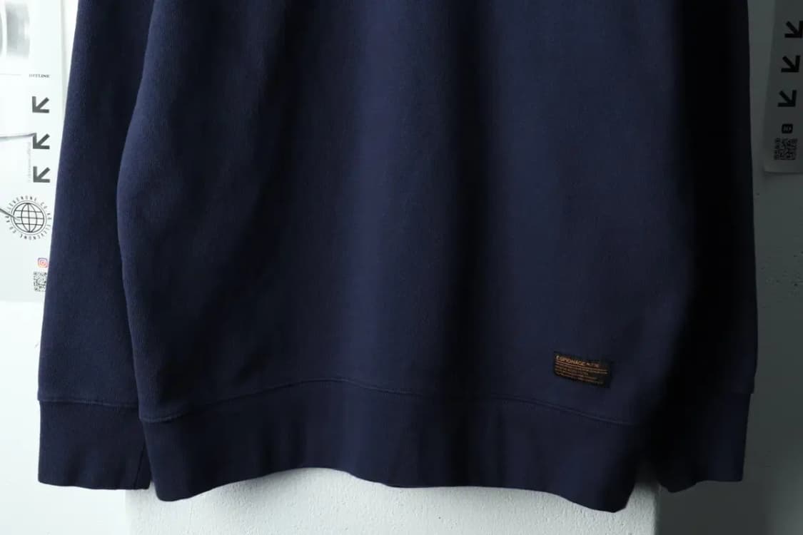 (L) 에스피오나지 맨투맨 티셔츠 네이비 헤비 해군-156C3 상품이미지4