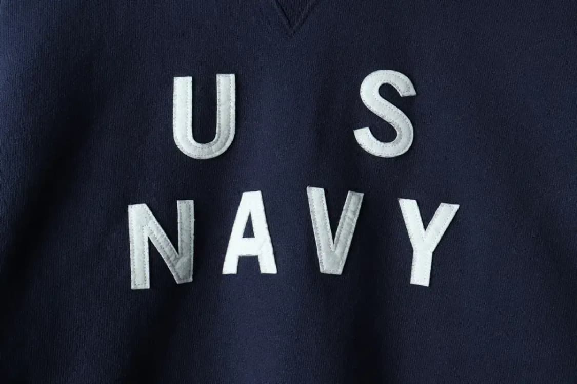 (L) 에스피오나지 맨투맨 티셔츠 네이비 헤비 해군-156C3 상품이미지5