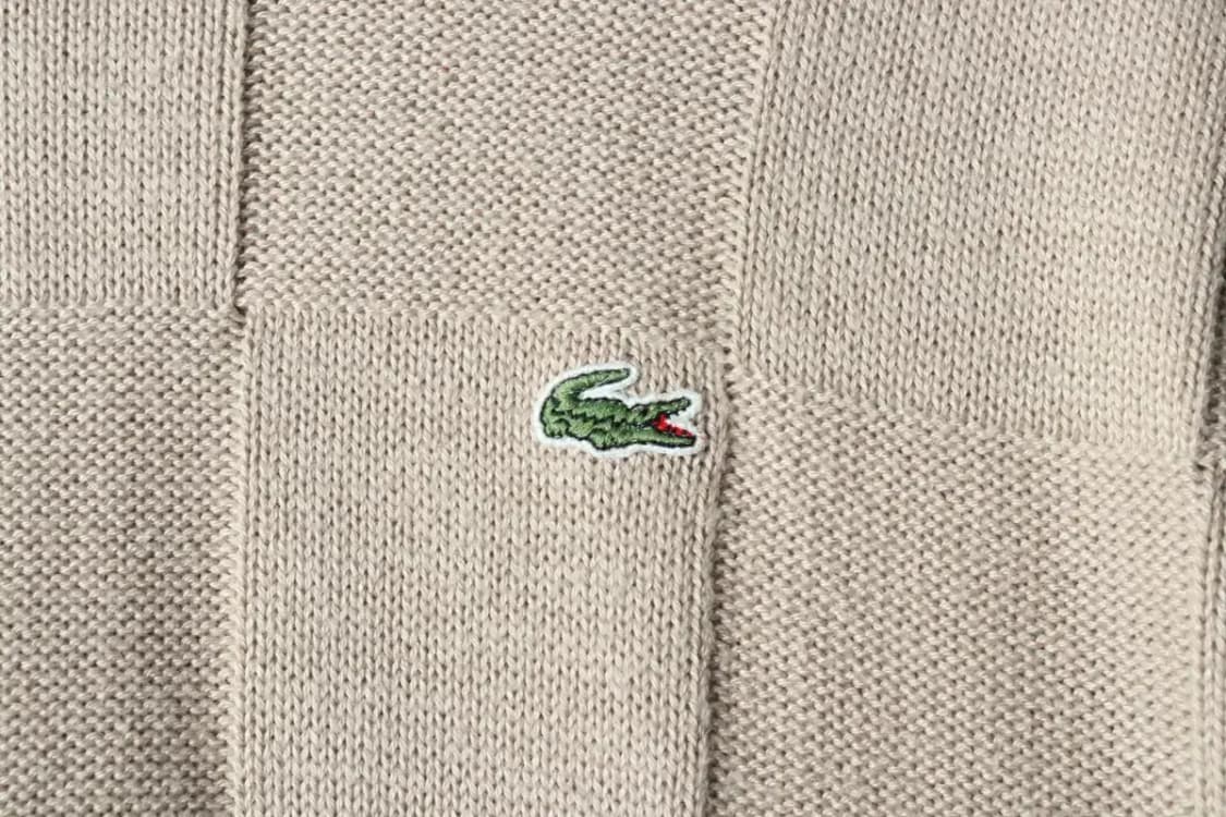 W(XL) 라코스테 니트 체크 베이지-156F7 상품이미지5