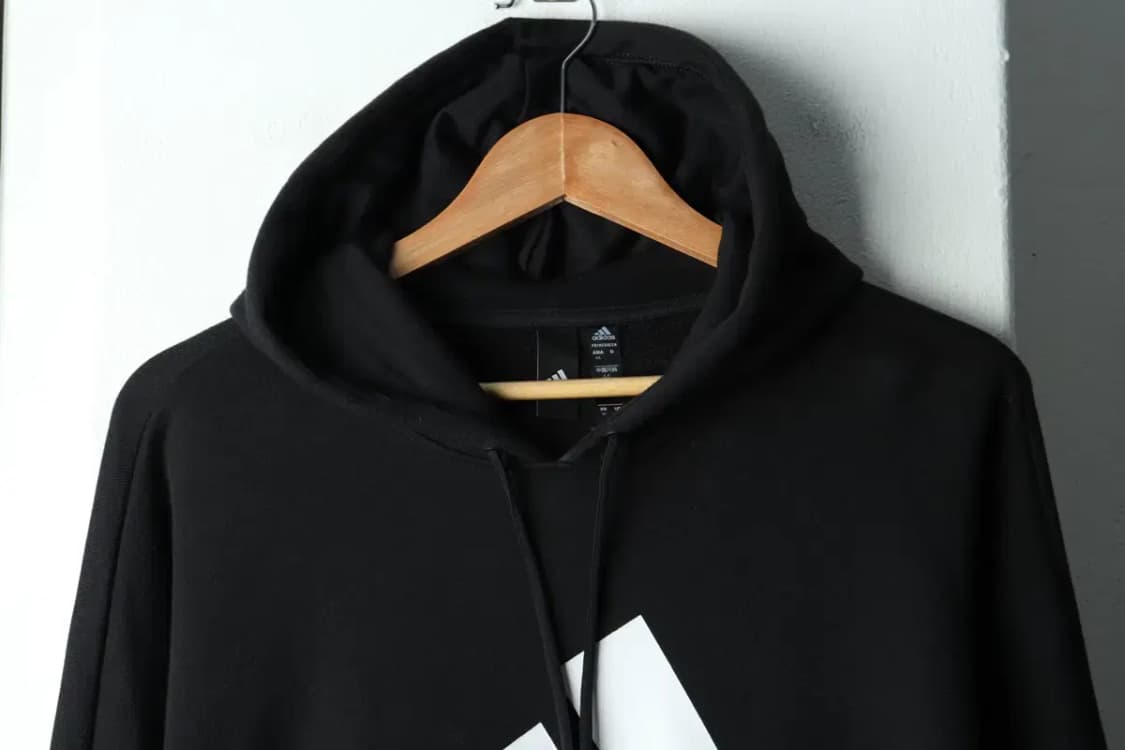 W(M-L) 아디다스 후드티셔츠 블랙 로고 올드스쿨-156FA 상품이미지3