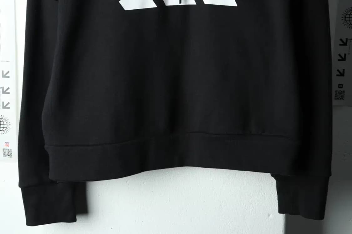 W(M-L) 아디다스 후드티셔츠 블랙 로고 올드스쿨-156FA 상품이미지4