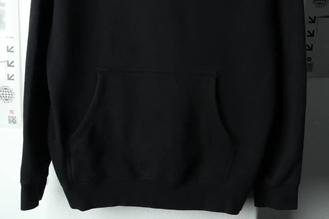 (M-L) 오베이 후드티셔츠 블랙 기모 올드스쿨-156FB 상품이미지4