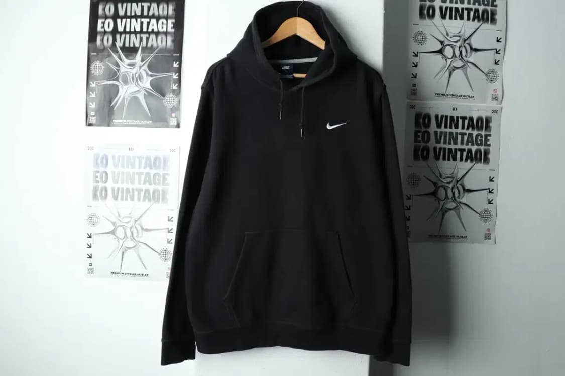 (XL-2XL) 나이키 후드티셔츠 빅사이즈 블랙 기모-156FC 상품이미지2