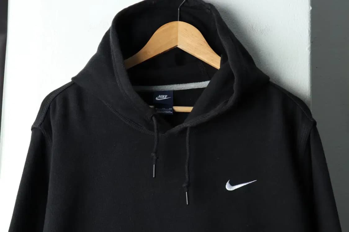 (XL-2XL) 나이키 후드티셔츠 빅사이즈 블랙 기모-156FC 상품이미지3