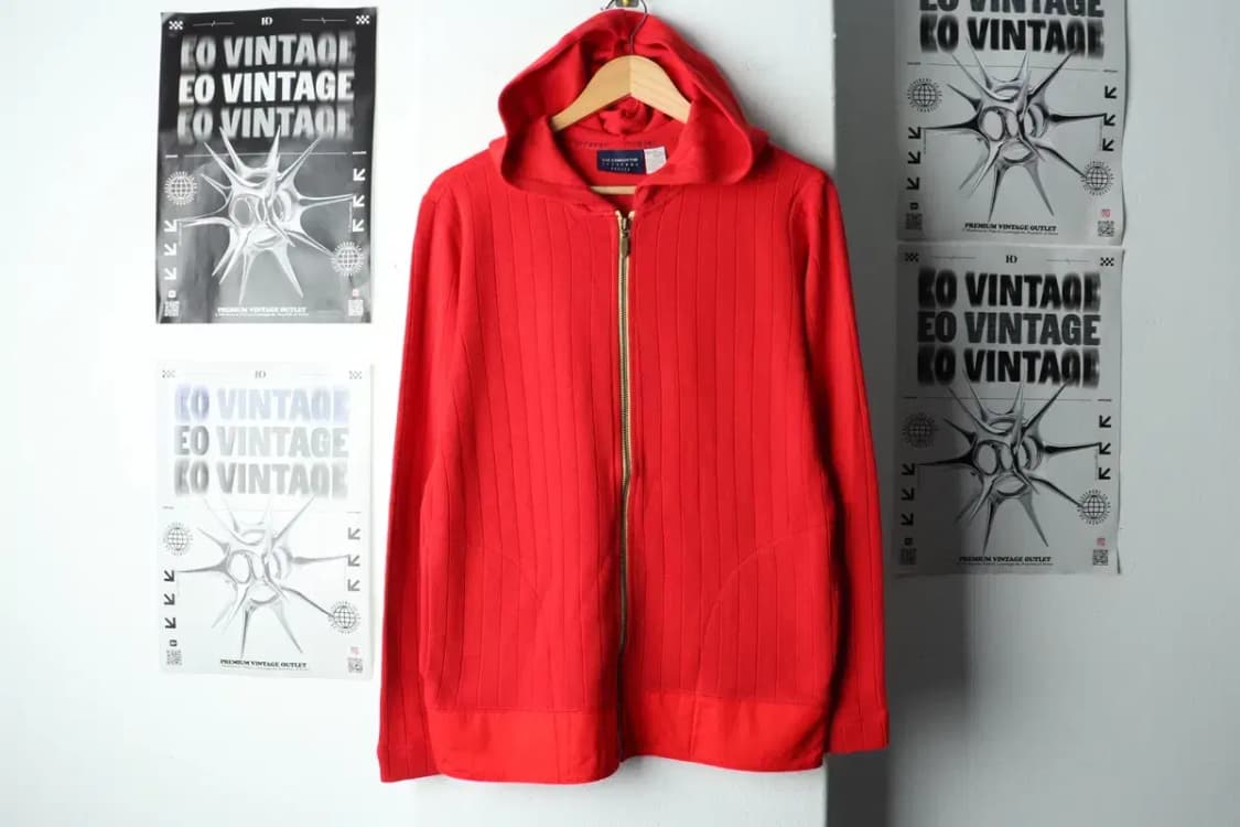 W(S-M) 브랜드빈티지 후드집업 리즈클레이본 니트 레드-156FE 상품이미지2