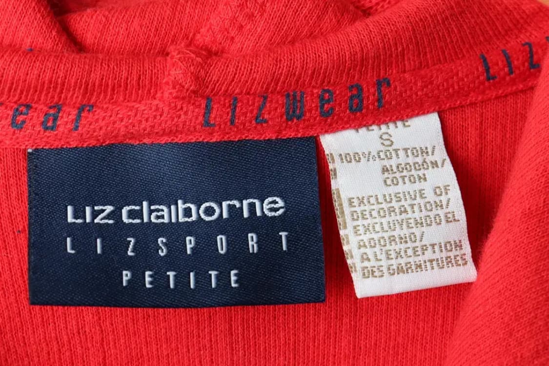 W(S-M) 브랜드빈티지 후드집업 리즈클레이본 니트 레드-156FE 상품이미지5