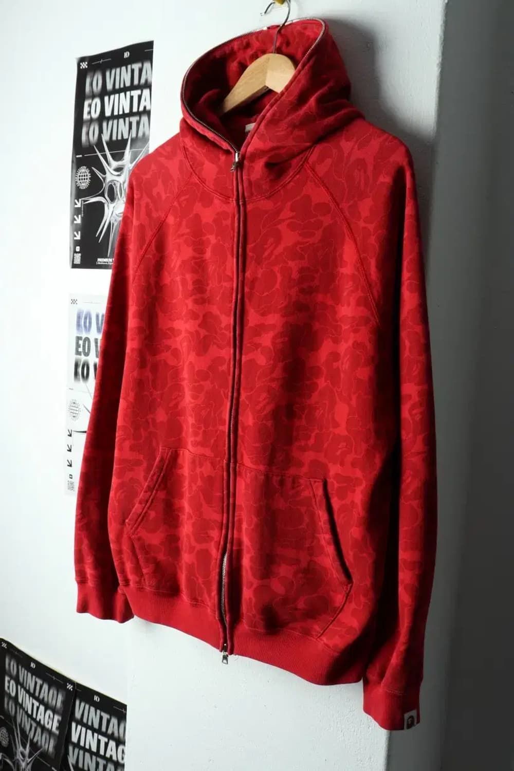 (M) 베이프 후드집업 년대 카모 적계 한정판 희귀 매물-156FF 상품이미지1