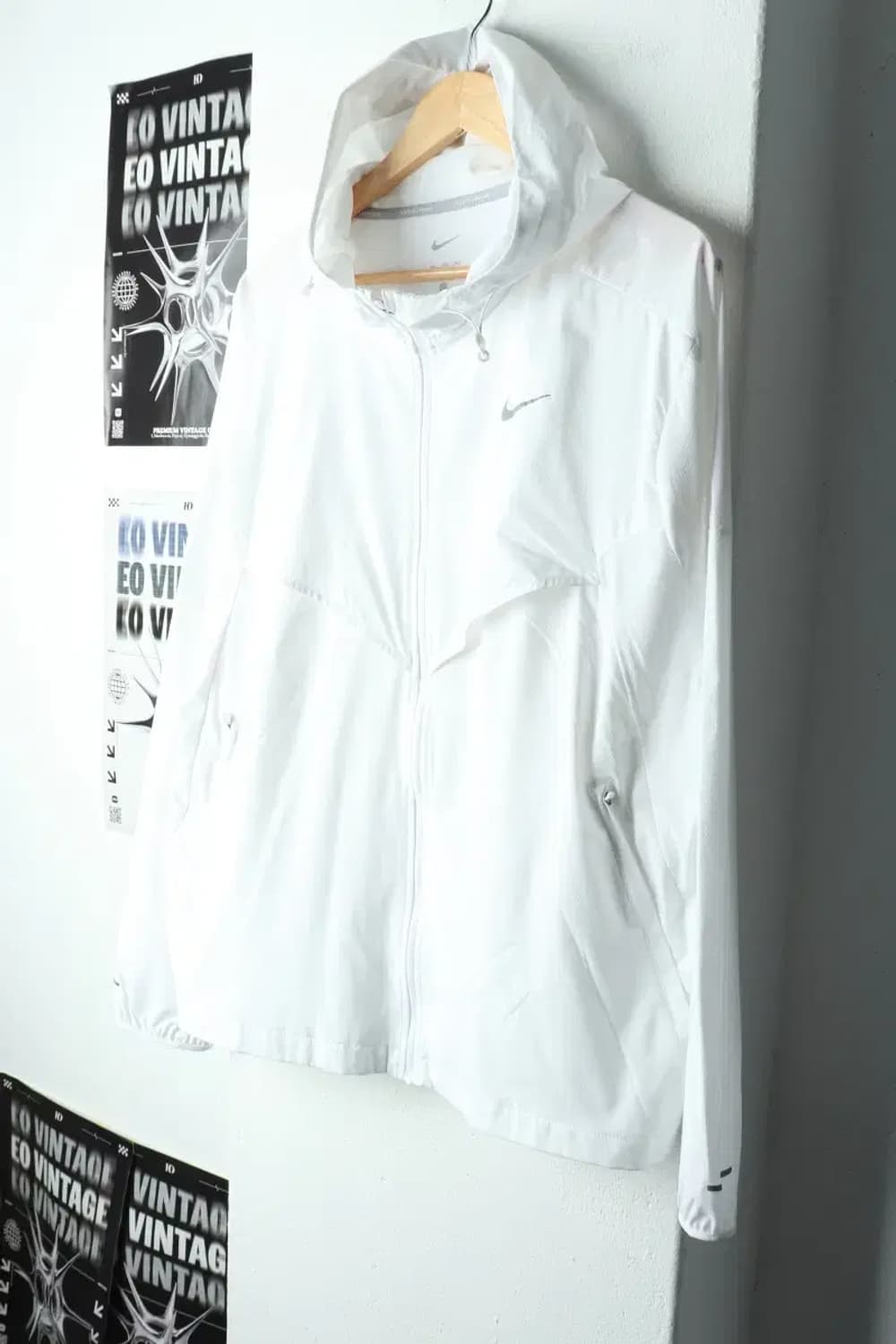 (2XL) 나이키 집업 바람막이 점퍼자켓 빅사이즈 런닝 화이트-15702 상품이미지1