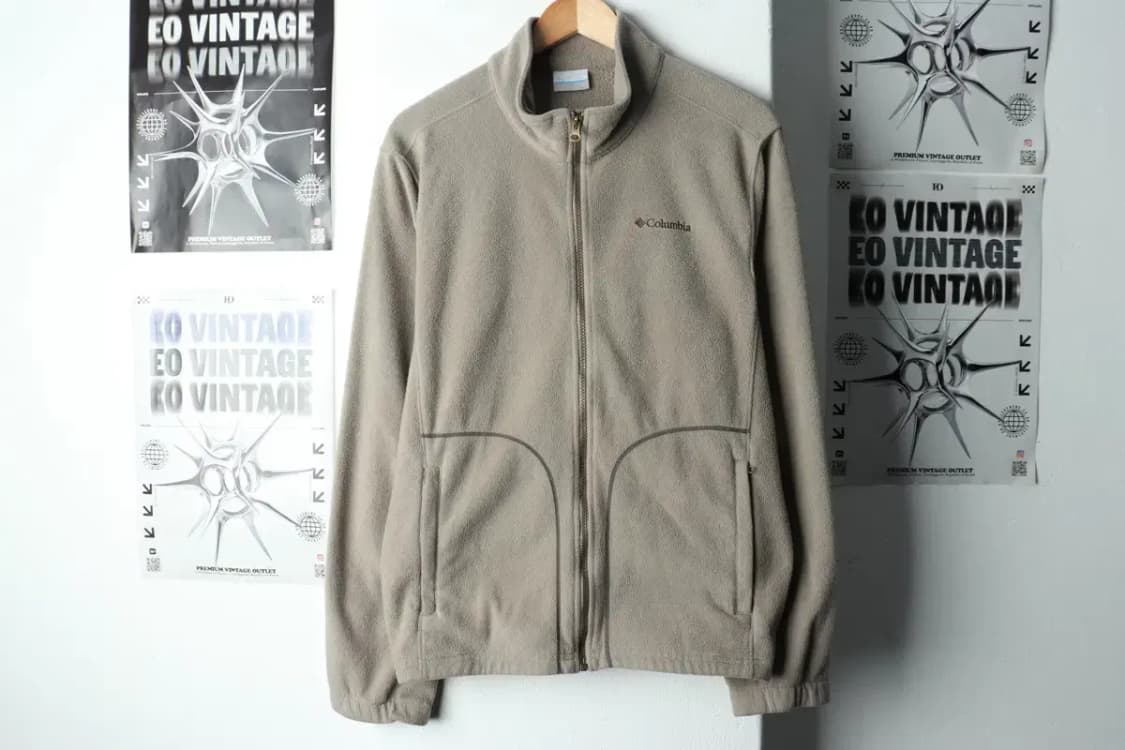 (XL) 컬럼비아 집업 바람막이 점퍼자켓 후리스 카키-15706 상품이미지2