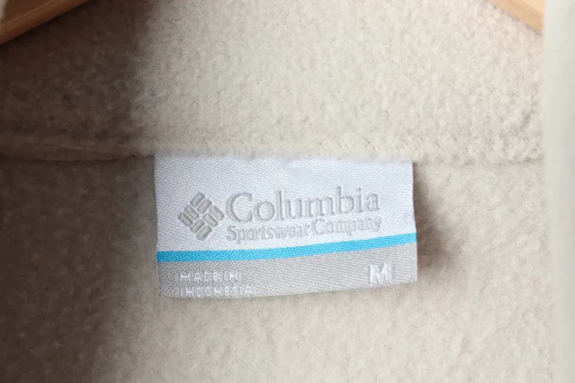 (M) 컬럼비아 집업 바람막이 점퍼자켓 후리스 기모 베이지-15707 상품이미지6
