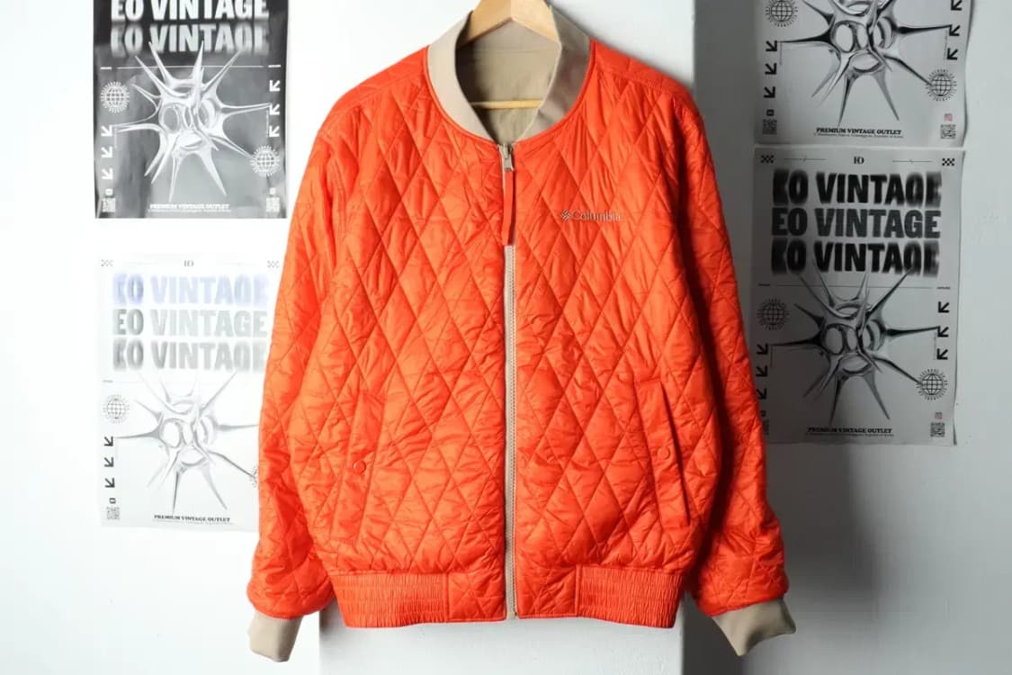 (L-XL) 컬럼비아 집업 바람막이 점퍼자켓 리버시블 봄버-15708 상품이미지6