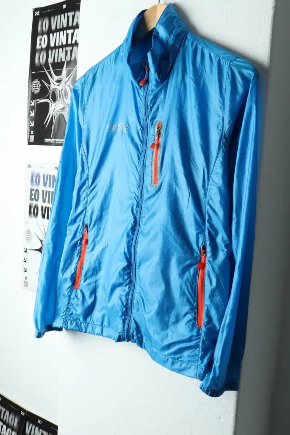 W(S) 코오롱스포츠 집업 바람막이 점퍼자켓 사용감 경량 블루-1570A 상품이미지1