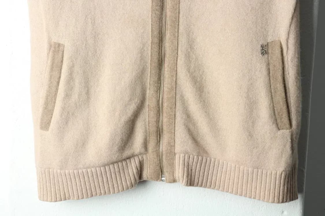 W(L) 닥스 니트 가디건 방풍 조끼 베이지-1570D 상품이미지4