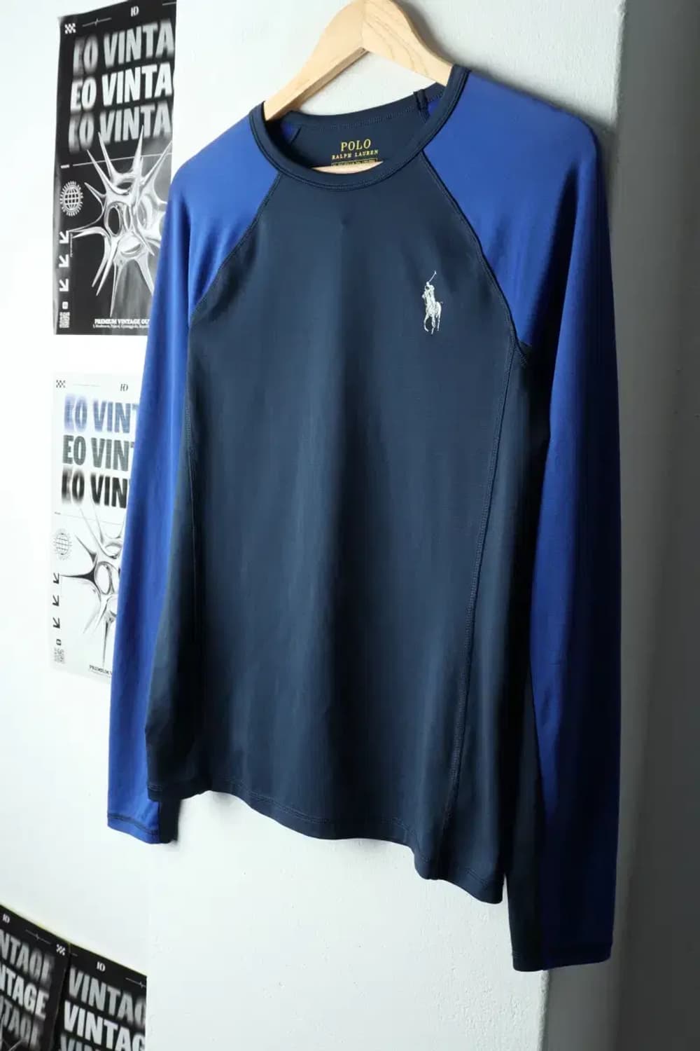 (M) 폴로 랄프로렌 긴팔티셔츠 기능성 네이비 포니-1570F 상품이미지1