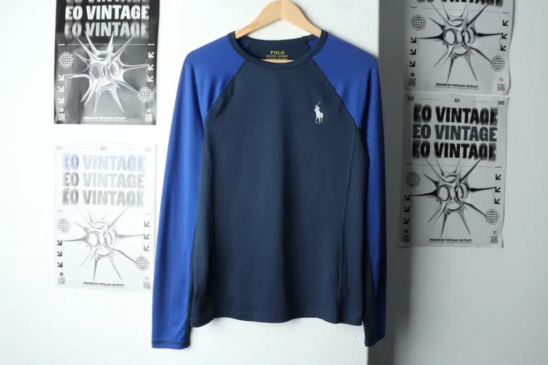(M) 폴로 랄프로렌 긴팔티셔츠 기능성 네이비 포니-1570F 상품이미지2