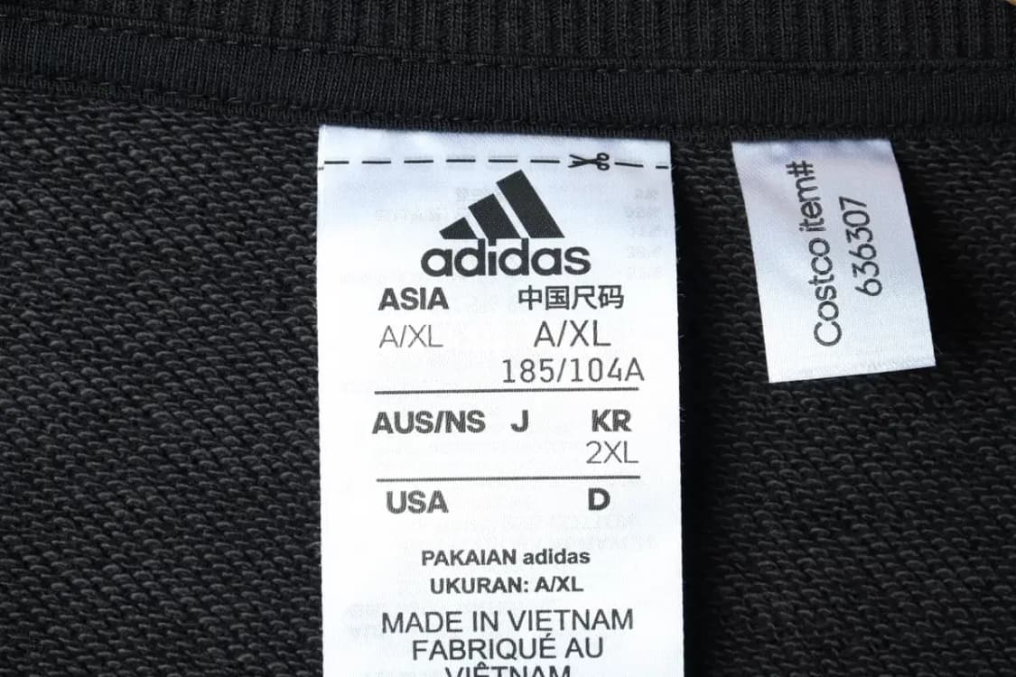 (XL-2XL) 아디다스 맨투맨 티셔츠 빅사이즈 블랙 올드스쿨-15714 상품이미지6