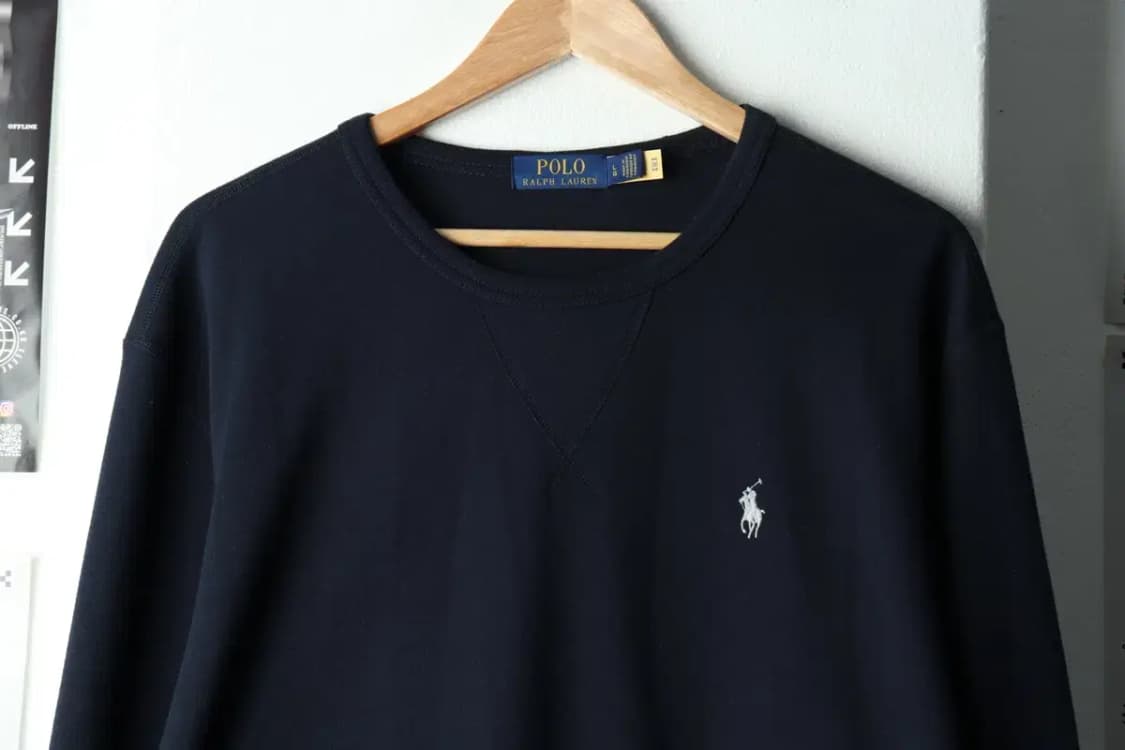 (L-XL) 폴로 랄프로렌 맨투맨 티셔츠 네이비 포니-15715 상품이미지3