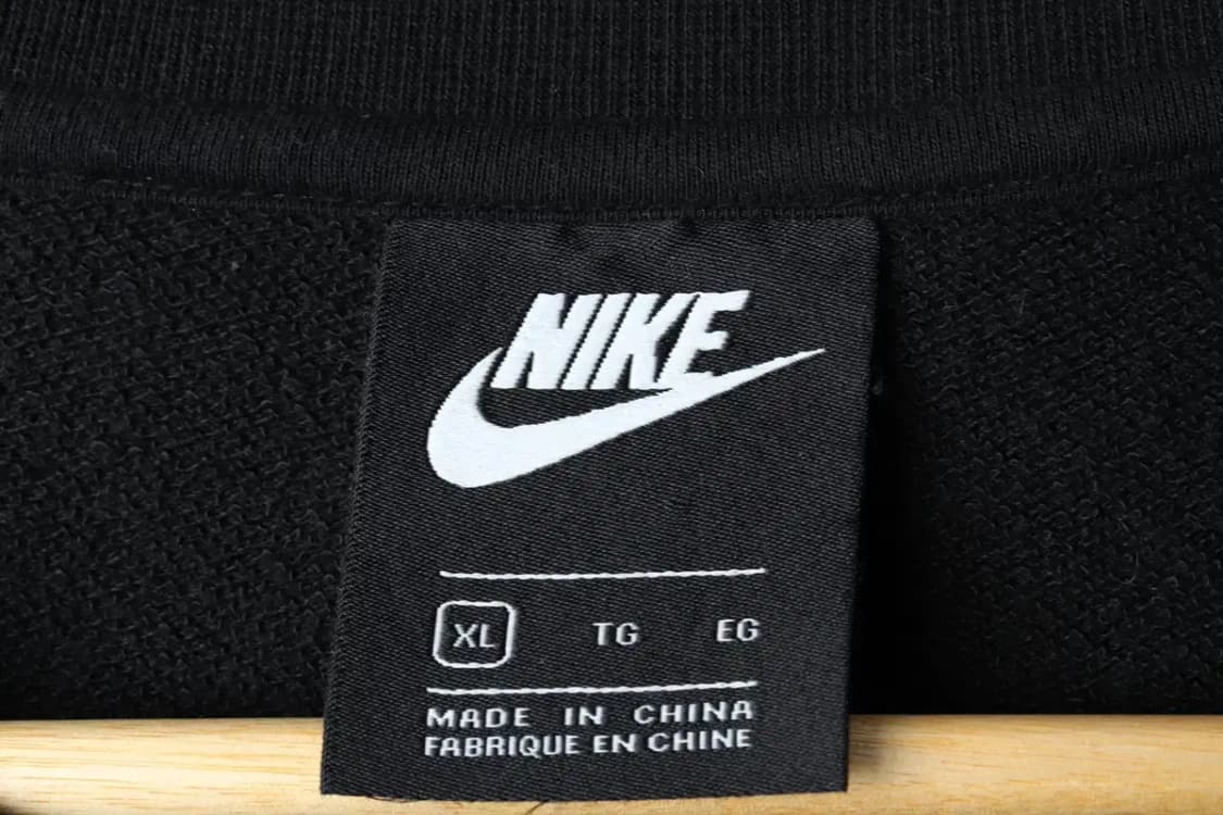 (XL-2XL) 나이키 맨투맨 티셔츠 빅사이즈 블랙 올드스쿨-15718 상품이미지6