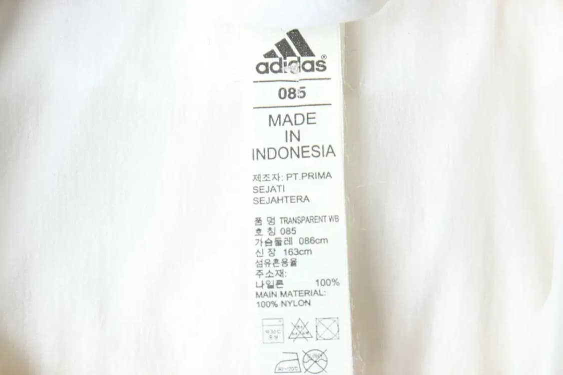 W(S) 아디다스 집업 바람막이 점퍼자켓 경량 화이트-15719 상품이미지6