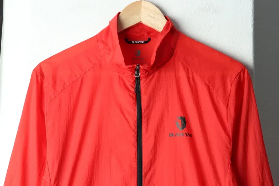 W(L) 블랙야크 집업 바람막이 점퍼자켓 경량 레드-1571A 상품이미지3